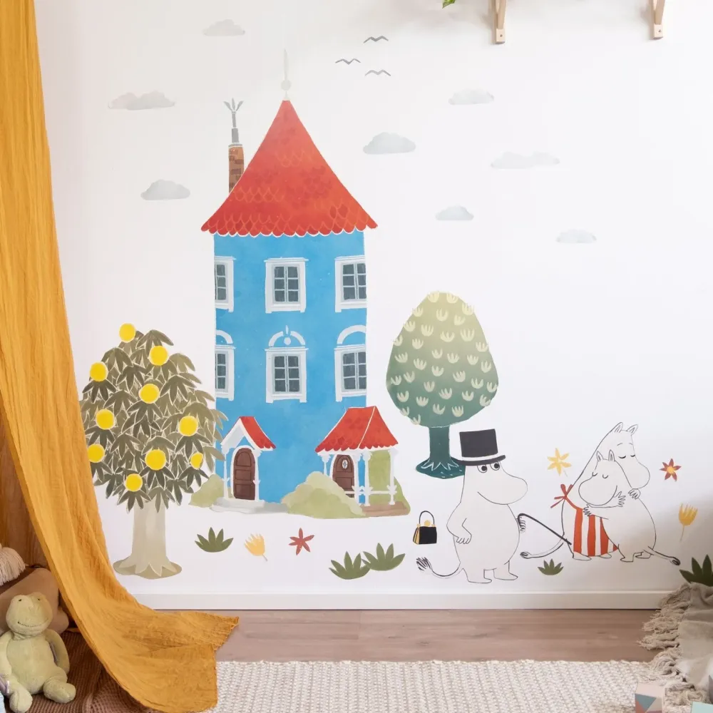 Moomin-Haus Wandaufkleber