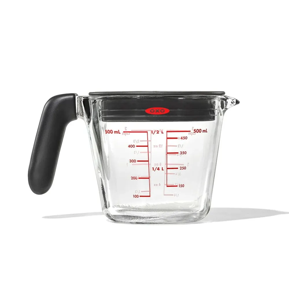 OXO - Messbecher mit Glasdeckel, 500 ml