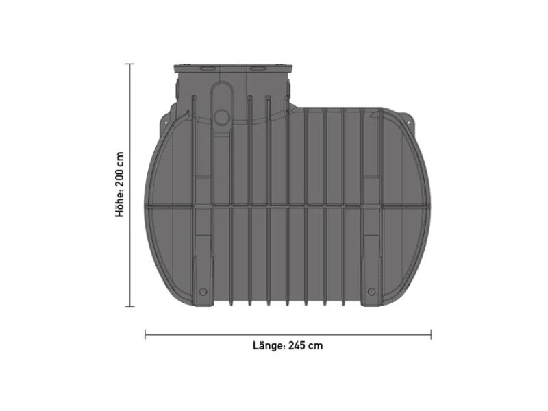 Speidel Regenwasser Komplettanlage Comfort für Haus&Garten, 4000 Liter