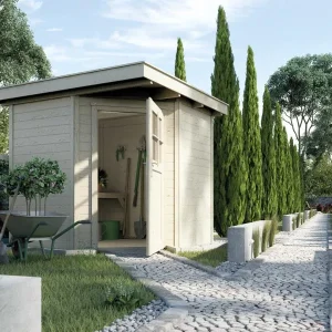 Weka Gartenhaus 5-Eck-Haus 229 Gr 1 natur
