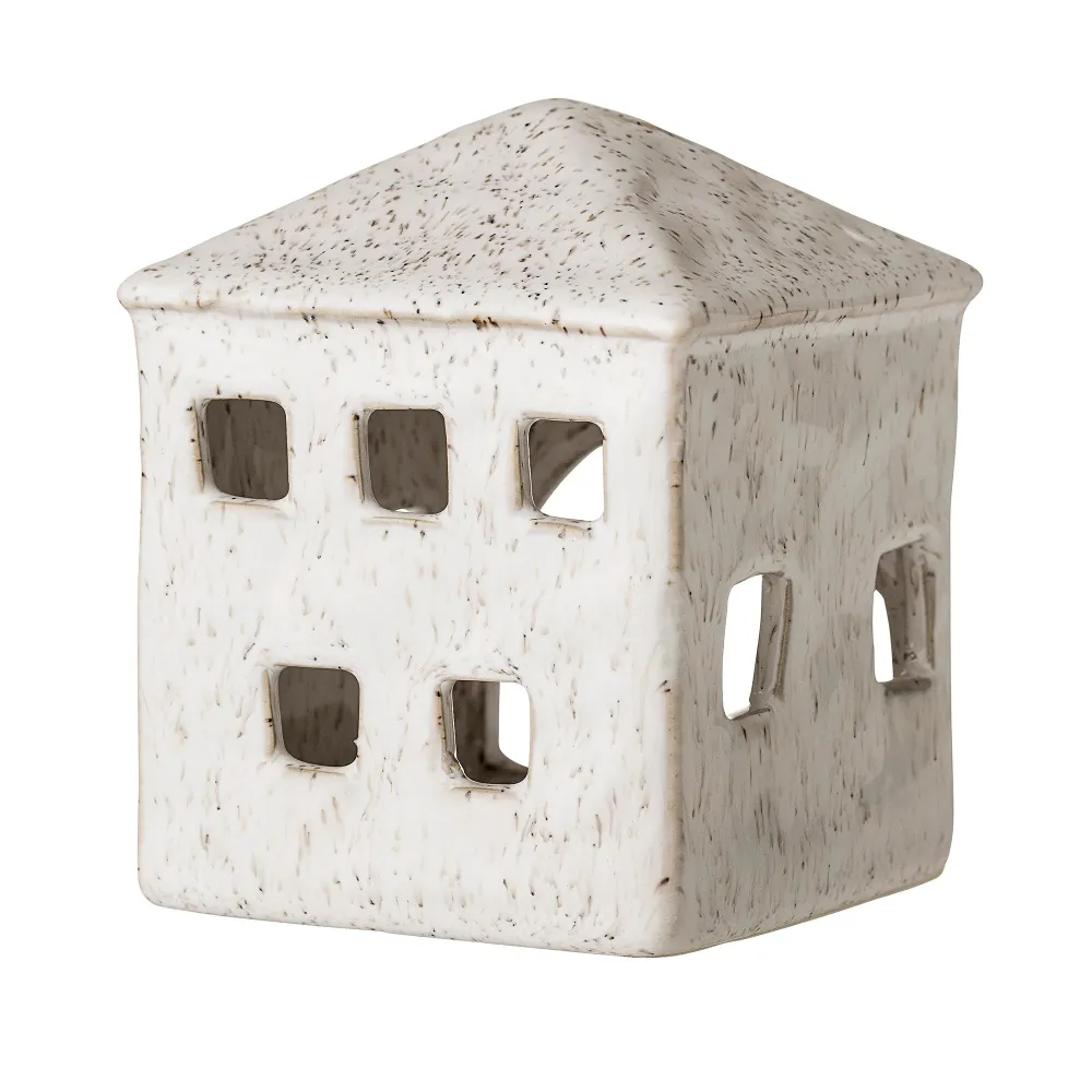 Windlicht Haus quadrat