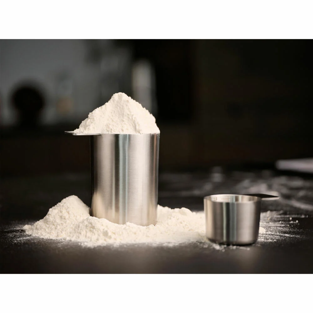 Zone Denmark Messbecher-Set 2-tlg., Edelstahl, Silberfarben, 100 + 500 ml, 32875