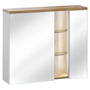 Bahama Spiegelschrank 80cm, 2 Türen
