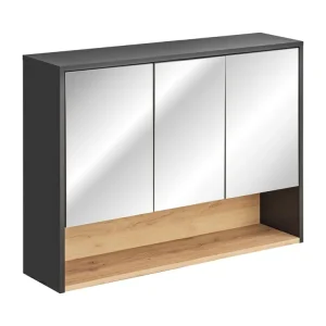 Borneo Spiegelschrank 100 cm 3 Türen