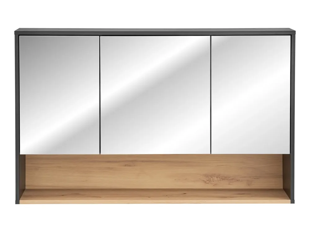 Borneo Spiegelschrank 120cm, 3 Türen
