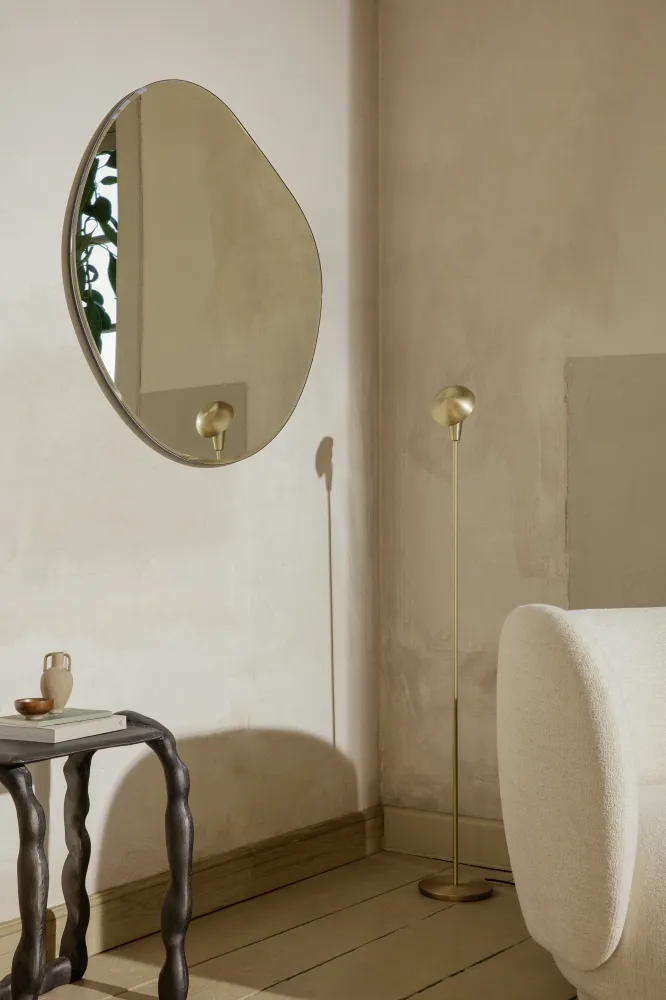 Ferm Living - Pond Spiegel XL - Brass