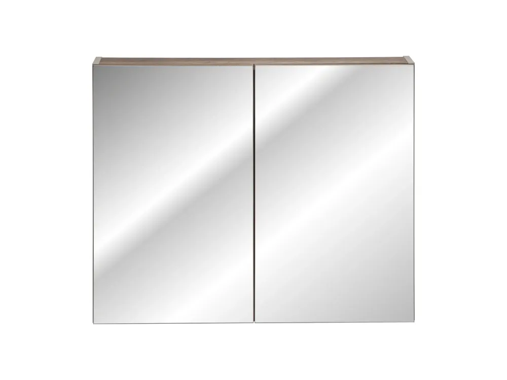 Santa Spiegelschrank 80 cm, 2 Türen Tongrau