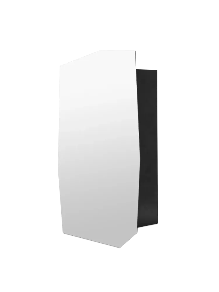 Shard Mirror Cabinet - Black