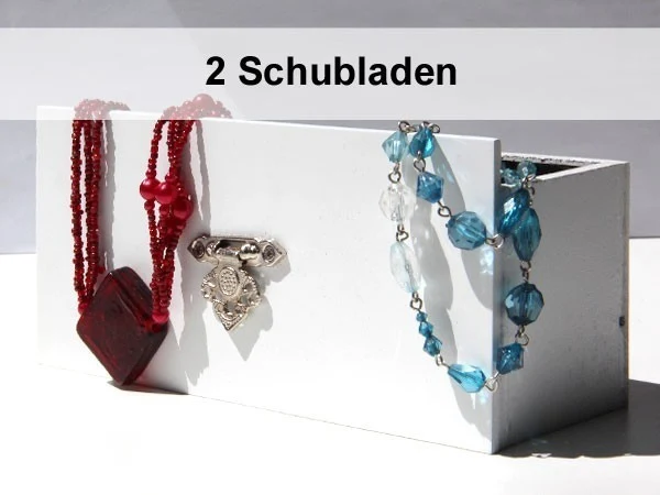 Spiegelschrank Schmuckschrank Spiegel Schrank Schmuck Ohrringe Vit-04 braun groß