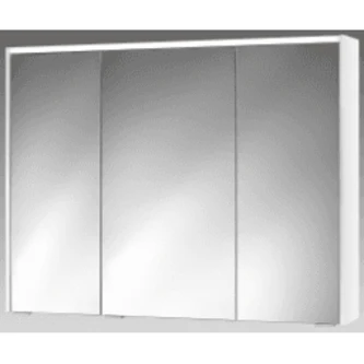 Varia Spiegelschrank 100x74x14,2cm, LED-Lightstrip, Weiß