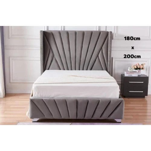 BONIFACIO GRAUES BETT 180x200 cm EURODESIGN 726G180