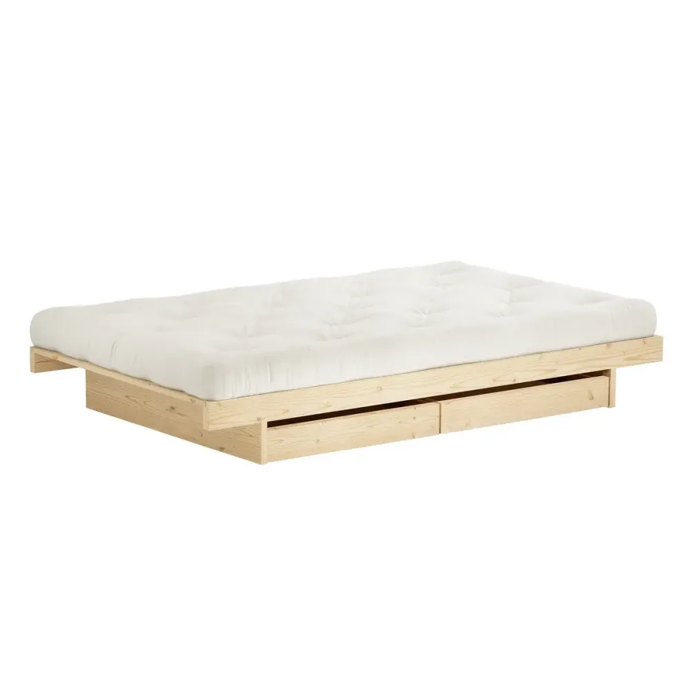 B-Ware Karup Design Bett Schlafmöbel Holzbett Kiefer Natur 140 X 200 Cm Schlafplatz