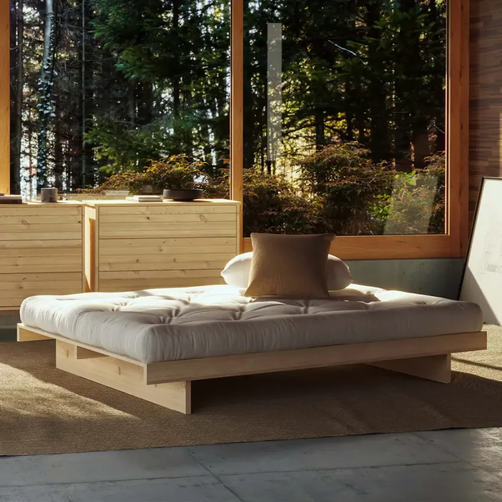 B-Ware Karup Design Bett Schlafmöbel Holzbett Kiefer Natur 140 X 200 Cm Schlafplatz
