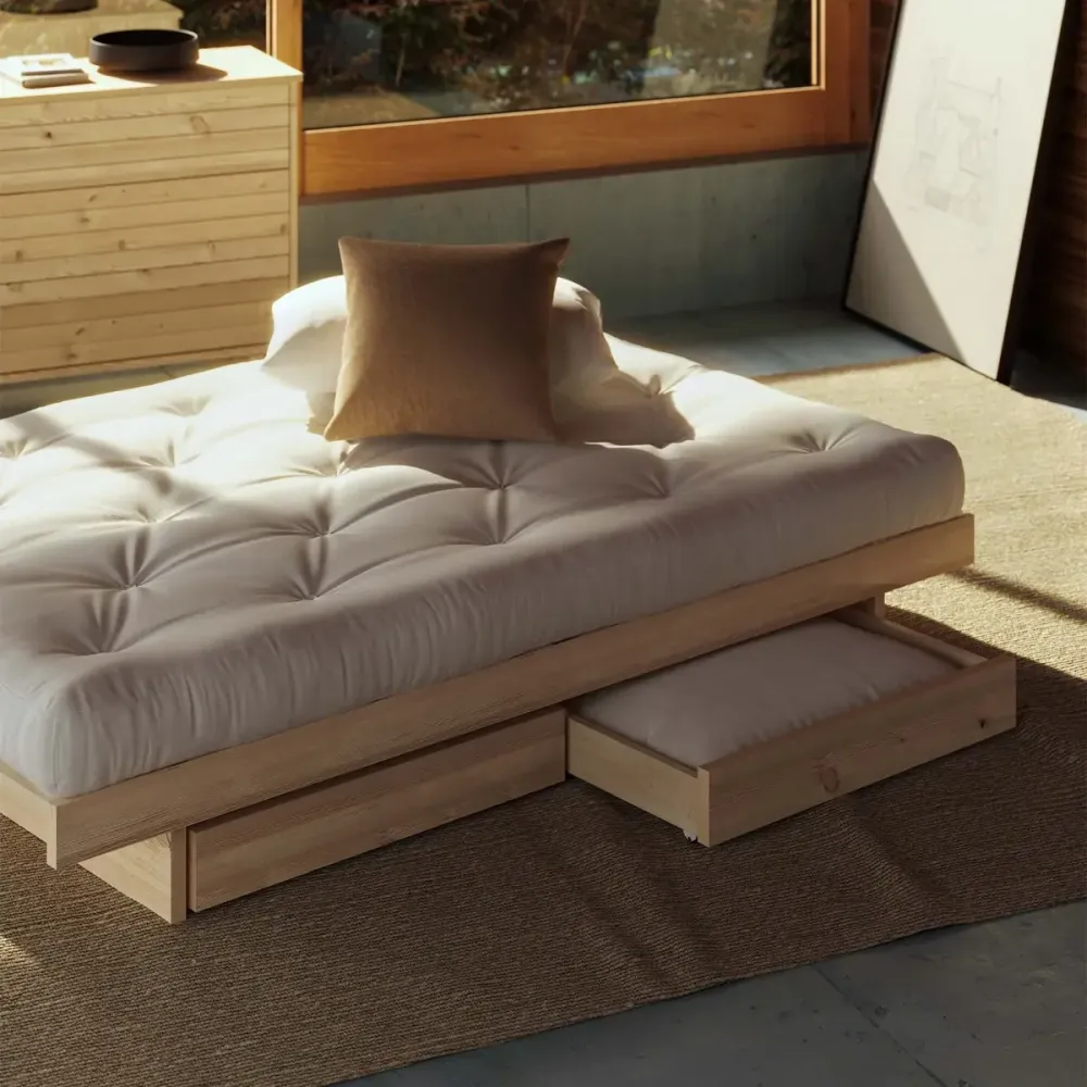 B-Ware Karup Design Bett Schlafmöbel Holzbett Kiefer Natur 140 X 200 Cm Schlafplatz