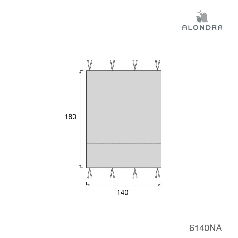 Himmel-Montessori-bett Homy (70x140 cm) eukalyptus · Musgo 6140NA-118