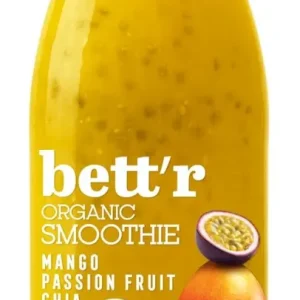 KALTVERPACKTE SMOOTHIE MIT MANGO, MARACUY UND CHIA BIO 250 ml - BETT'R
