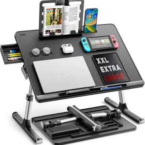 Laptop Tisch SAIJI 60 45cm groß Desktop Multifunktion Bett