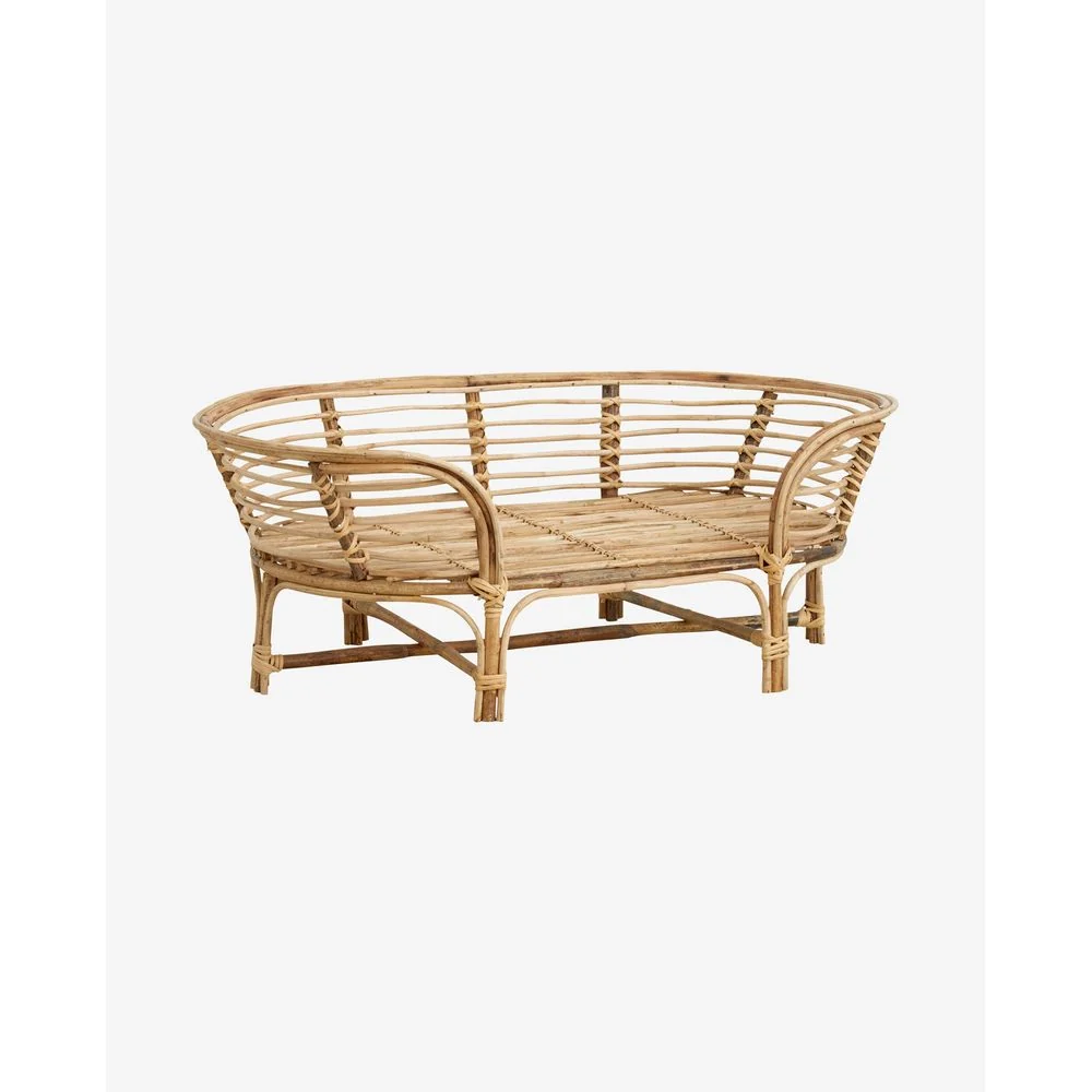 Nordal /S IRIRI Hunde bett, Rattan/weven, natürlich