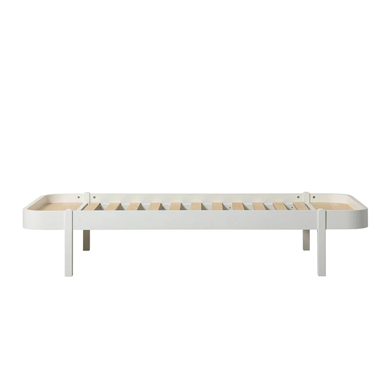 Oliver Furniture Wood Lounger Bett 90 x 200 cm Weiss