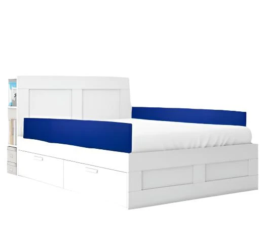 Schutzgitter Bett | 190X34X2,5cm | Verschluss mit Clip | Gepolstertes Material | Mobiclinic
