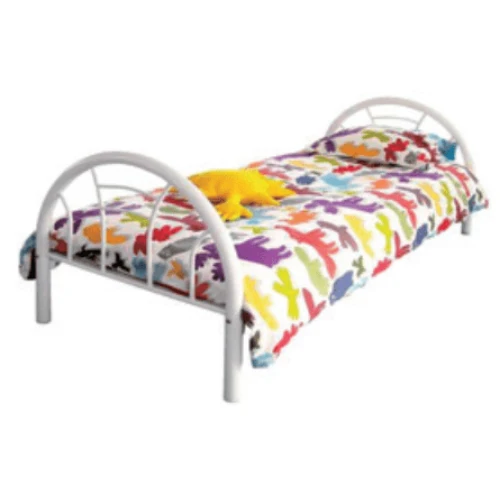 Weißes Öko-Bett 90x190 Eurodesign BF089B