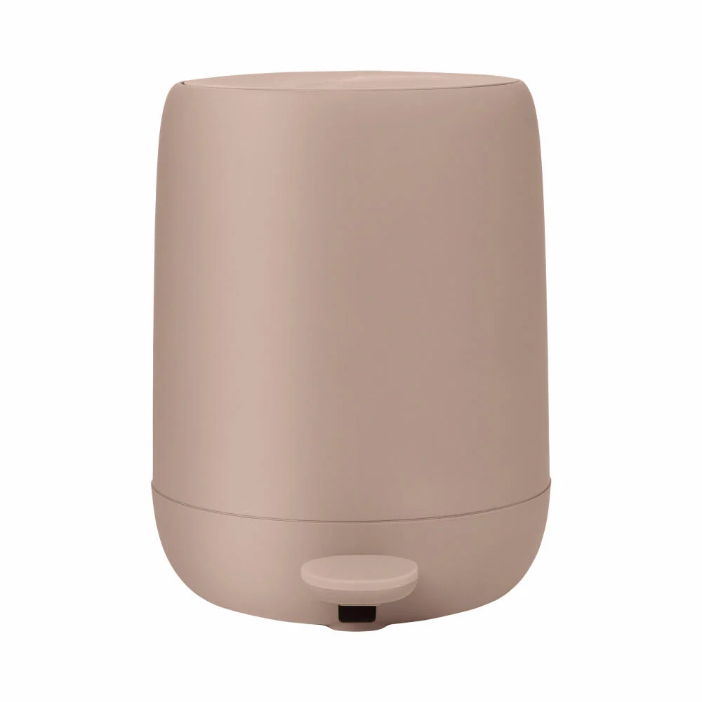 Blomus Treteimer Sono Misty Rose, Abfalleimer, Mülleimer, Kunststoff, Silikon, 5 L, 66379