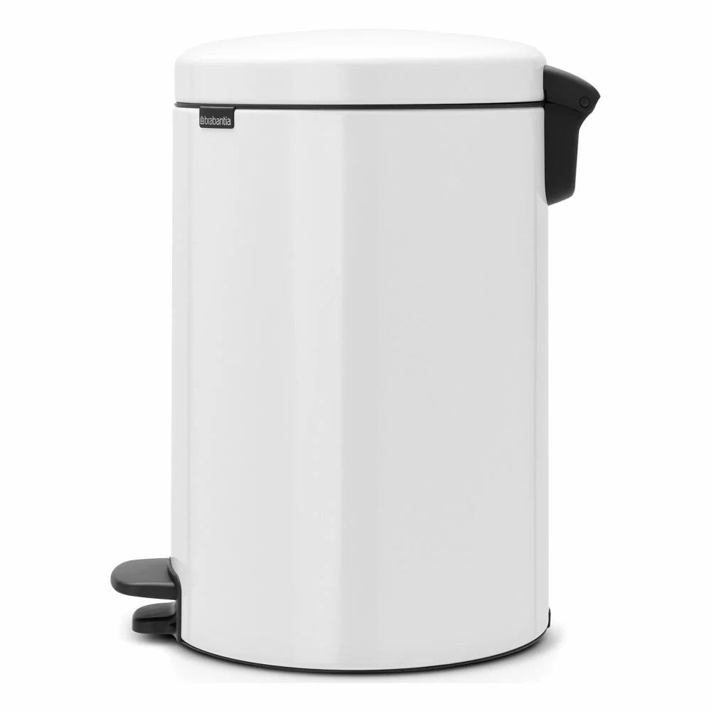 Brabantia Treteimer NewIcon, Mülleimer, Abfalleimer, Abfallbehälter, White, 20 L, 111846