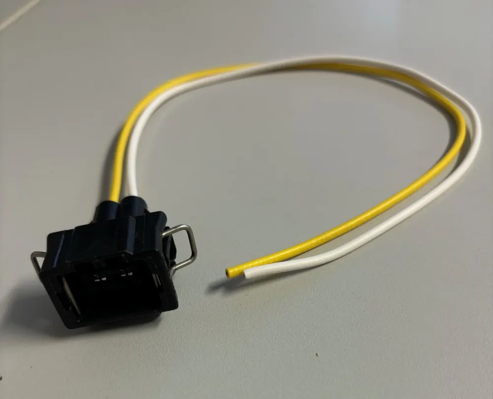 AANSLUITKABEL KNIPPERLICHT LINKS (GEEL / WIT) BL710W