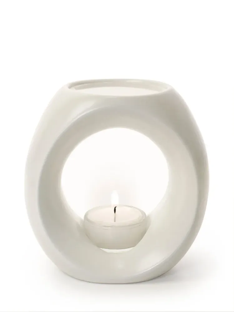 Duftlampe Primavera cremeweiß