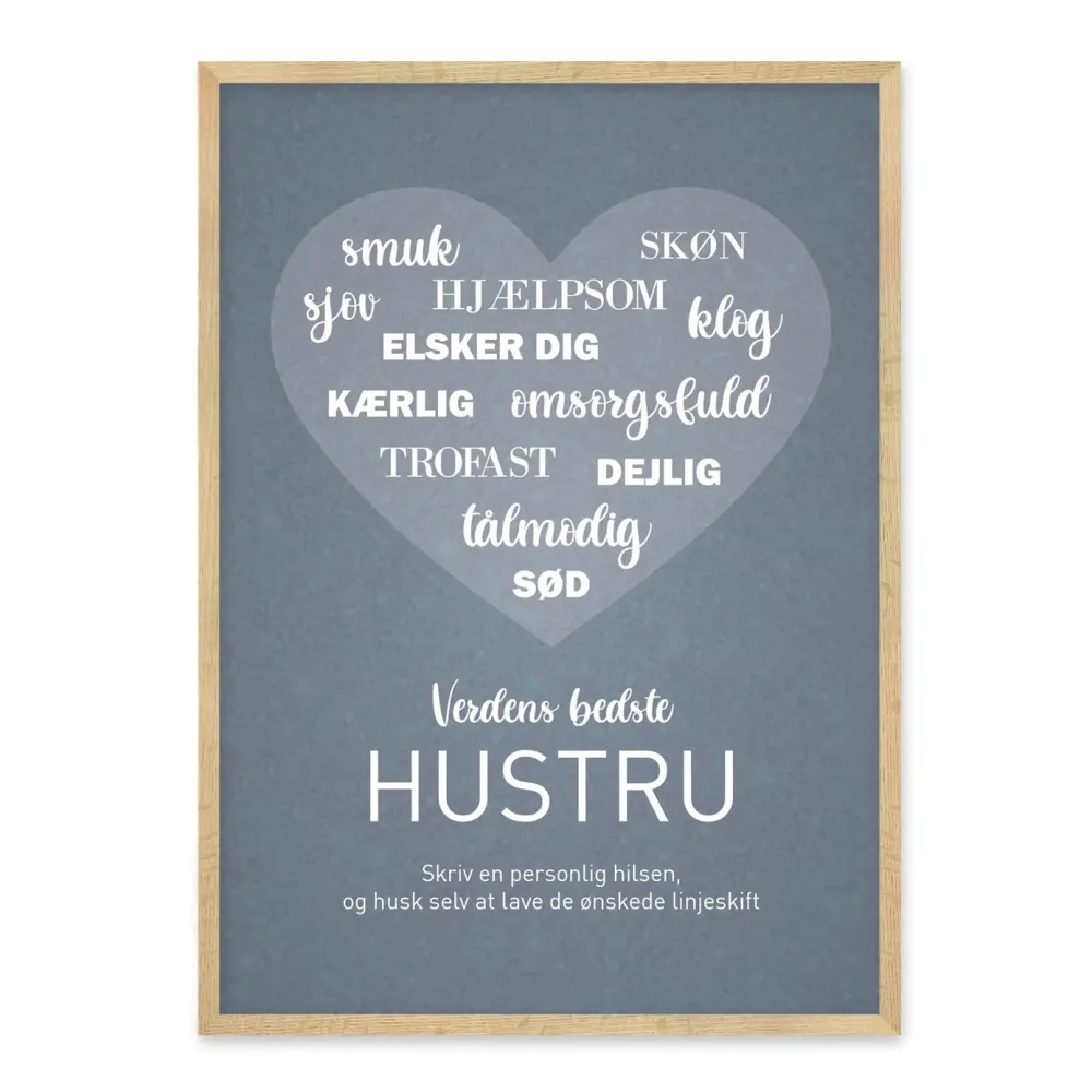 Ehefrau-Plakat
