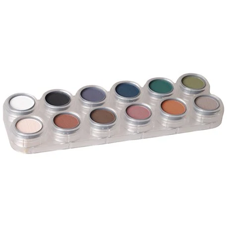 Grimas Rouge- / Lidschattenpalette UX mit 12 Farben