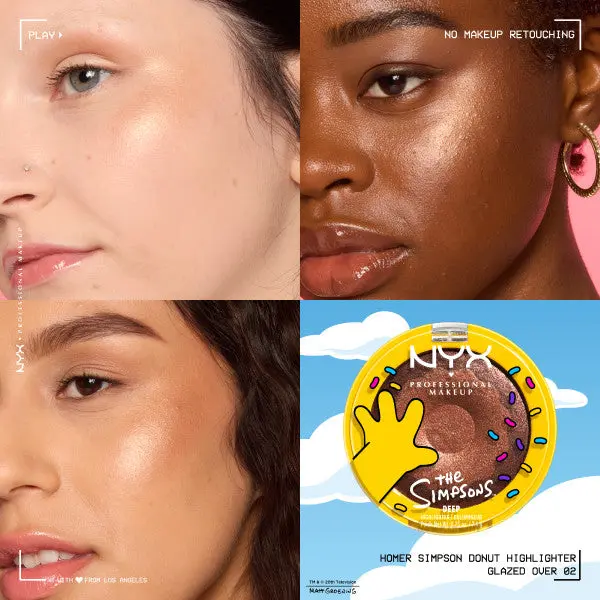 Homer Simpson Donut Highlighter Glazed Over 02 Deep