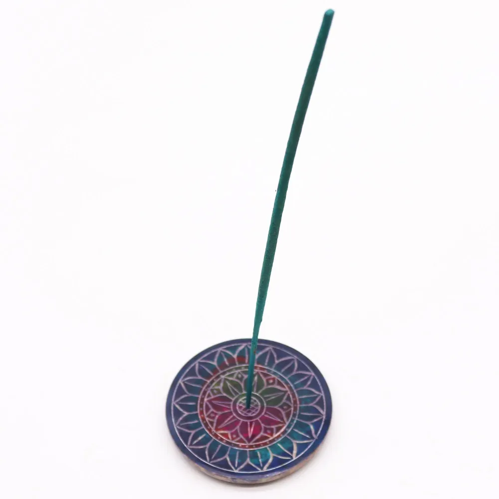 Räuchergefäß aus Speckstein mit Lotusdesign