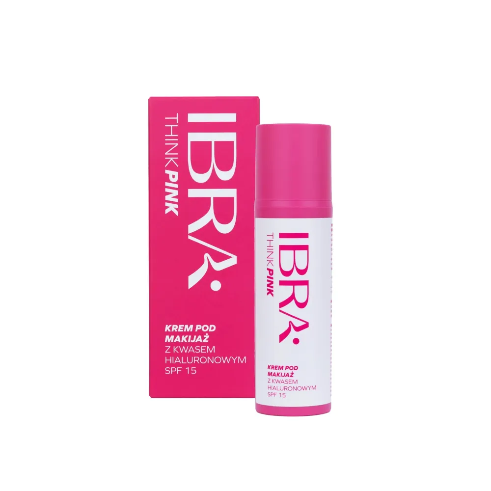 Schminkcreme mit Hyaluronsäure SPF 15 50ml Think Pink IBRA Makeup