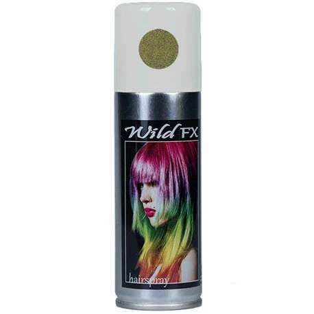 WildFX Haarspray mit Glitzereffekt gold 125 ml