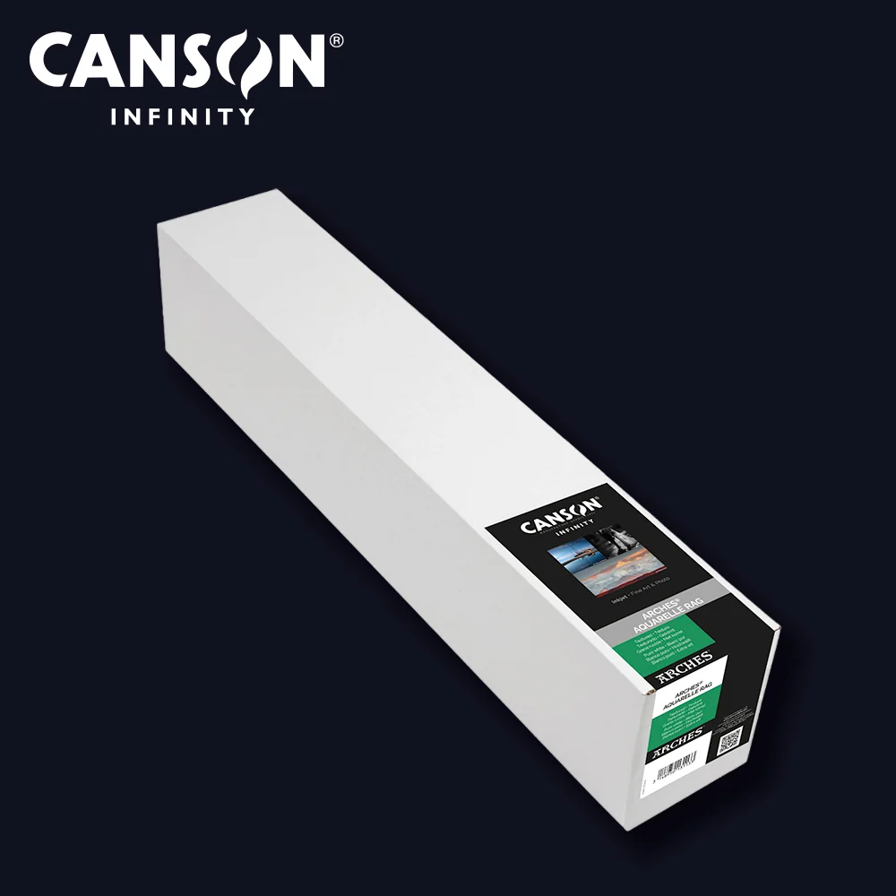 CANSON INFINITY - ARCHES Aquarelle Rag 310 | 24" x 12m Rolle