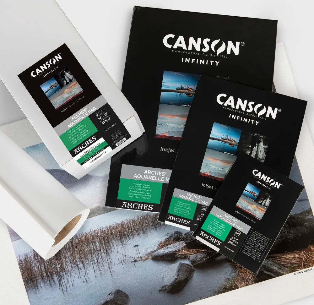 CANSON INFINITY - ARCHES Aquarelle Rag 310 | 24" x 12m Rolle