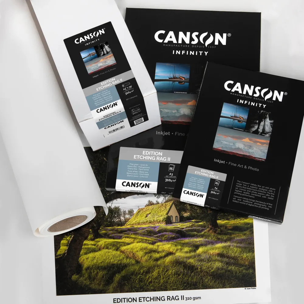 CANSON INFINITY - Edition Etching Rag II 310 | 24" x 12m Rolle