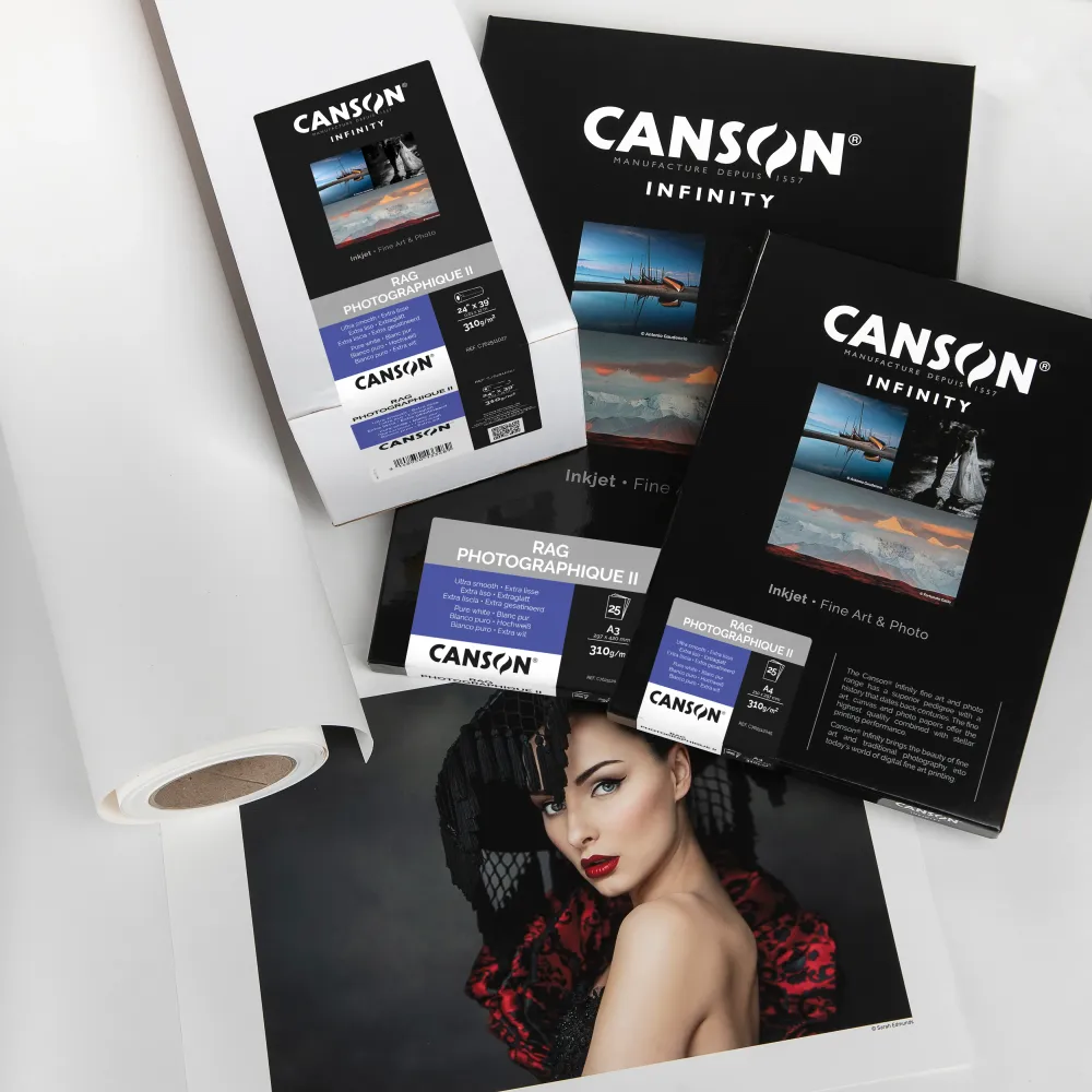 CANSON INFINITY - Rag Photographique II 310 | 60" x 20m Rolle