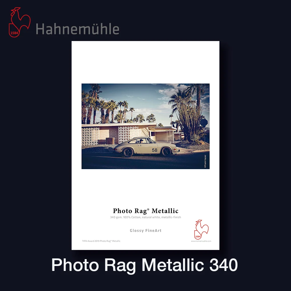 HAHNEMÜHLE Photo Rag Metallic 340 | 50" - 127,0cm x 12 m Rolle
