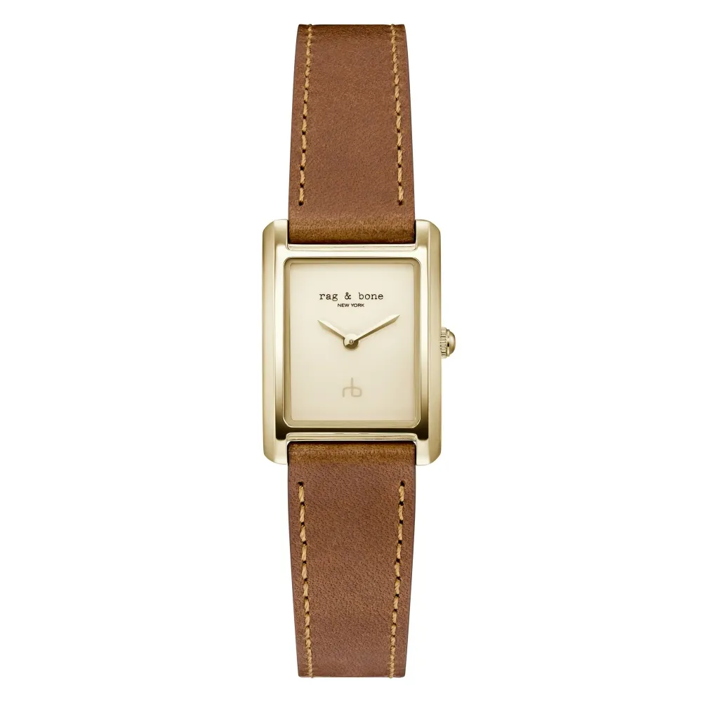 rag & bone Damen Analog Quarz Uhr Armbanduhr Brynn RBL250015 Leder
