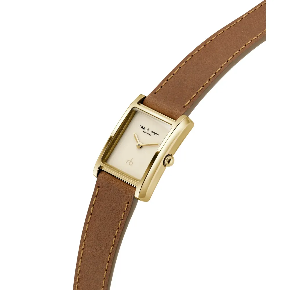 rag & bone Damen Analog Quarz Uhr Armbanduhr Brynn RBL250015 Leder
