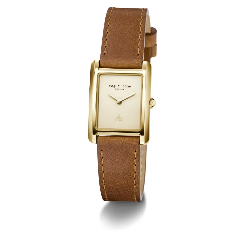 rag & bone Damen Analog Quarz Uhr Armbanduhr Brynn RBL250015 Leder