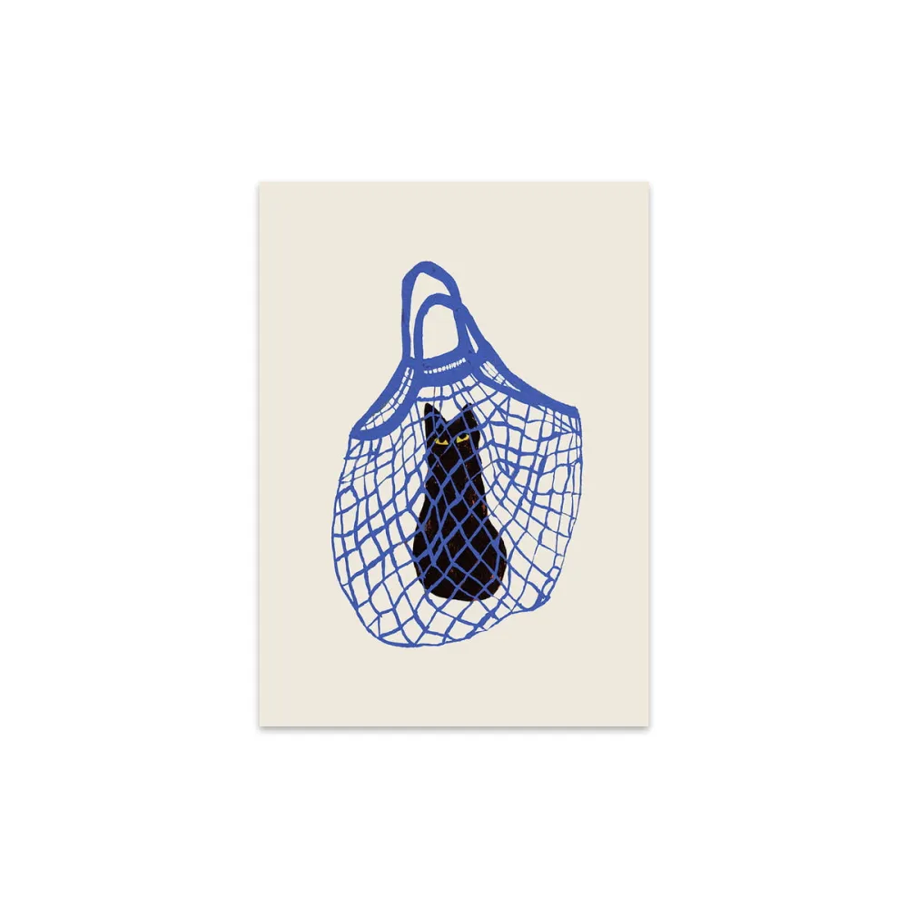 Poster Club - Cat’s Bag von Chloe Purpero Johnson