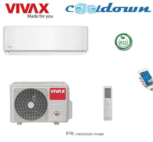 VIVAX R Design 24000 BTU WIFI Ready 7 KW Klimagerät Split Klimaanlage R32 ++