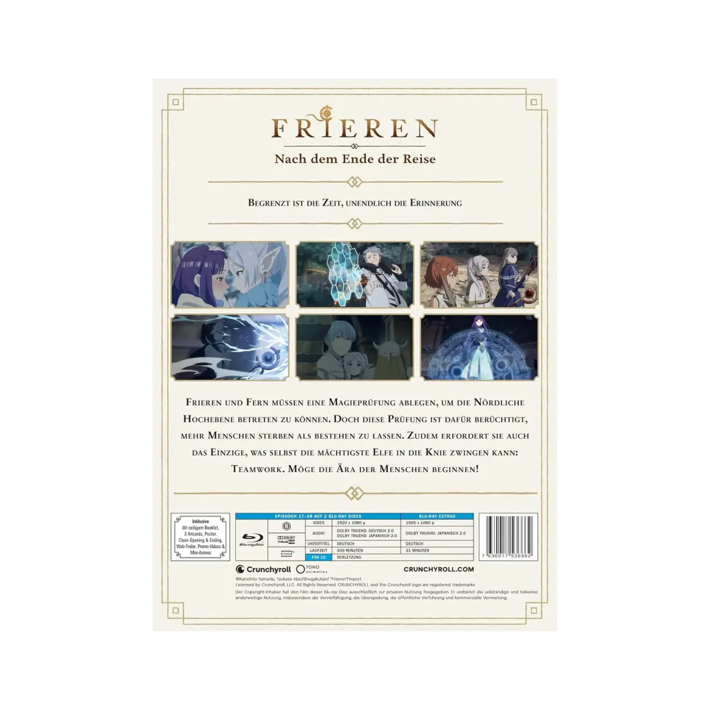 Frieren: Beyond Journey's End - Nach dem Ende der Reise - Vol. 2 (Blu-ray)