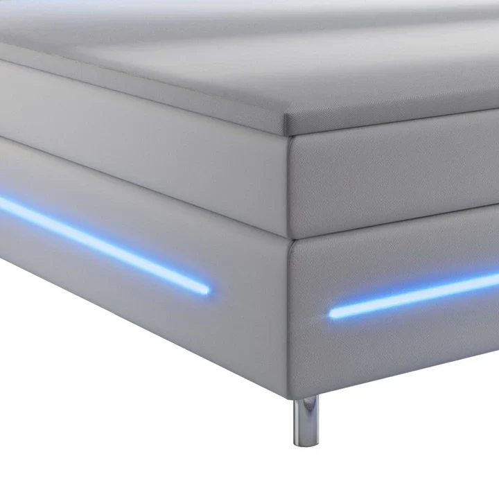 Boxspringbett Norfolk 140x200 cm weiss