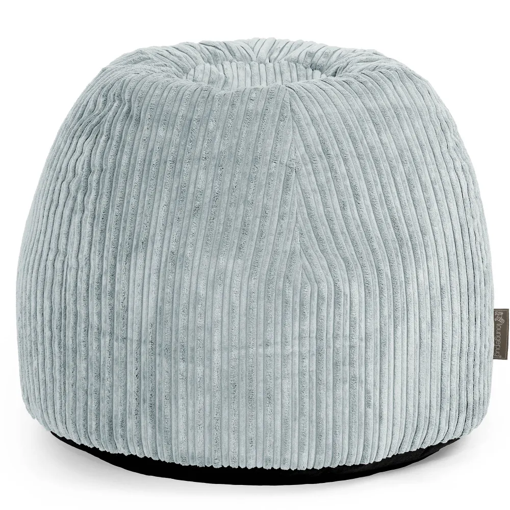 Schminktisch-Pouf-Hocker - Cord Mintgrün