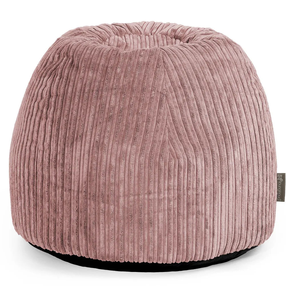 Schminktisch-Pouf-Hocker - Cord Pfirsich