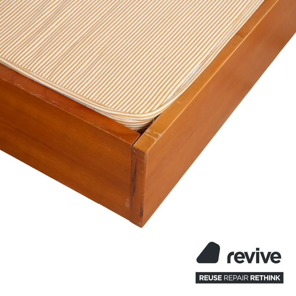 Simmons Boxspringbett 180x200cm Beige Grau Braun Kopfteil Holz Rahmen